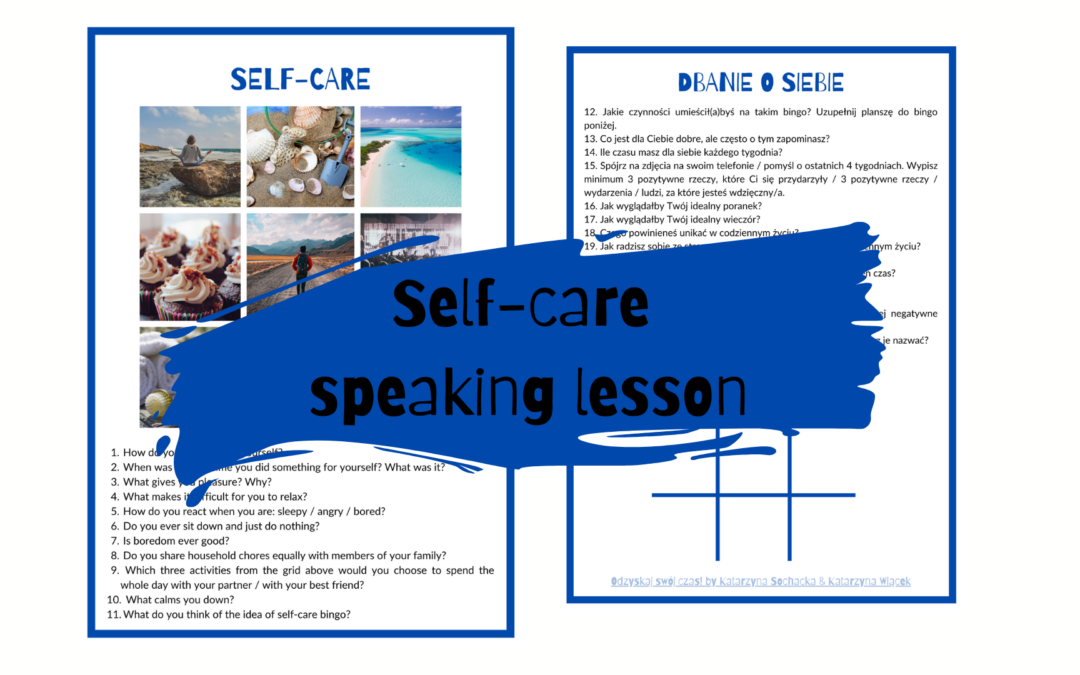 Self-care – lekcja na mówienie