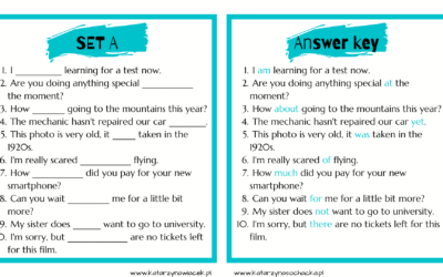 Open cloze do E8 – 2 zadania do pobrania