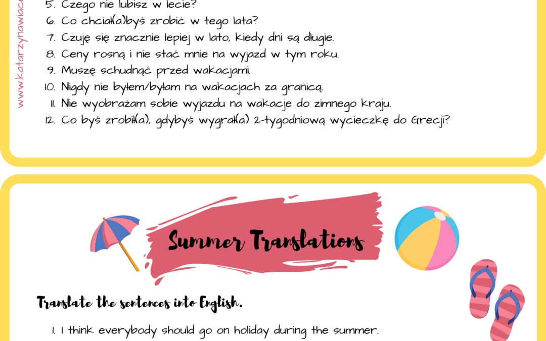Summer Translate & Talk