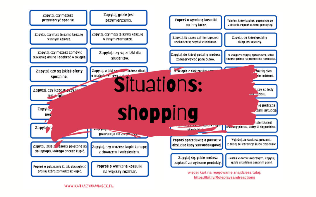 Zakupy – sytuacje