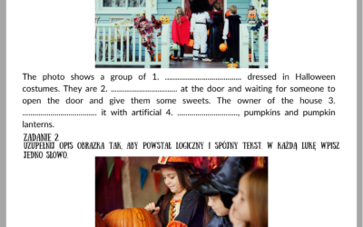 Halloween – opis obrazka do E8