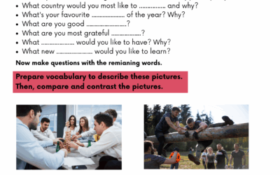 Breaking the ice – karta pracy na pierwsze zajęcia