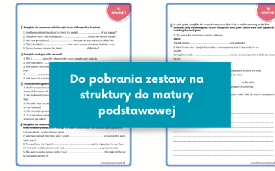 Zestaw na struktury do matury podstawowej – do pobrania